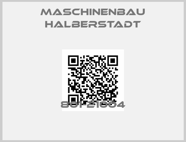 Maschinenbau Halberstadt-801-21004