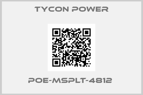 Tycon Power-POE-MSPLT-4812 