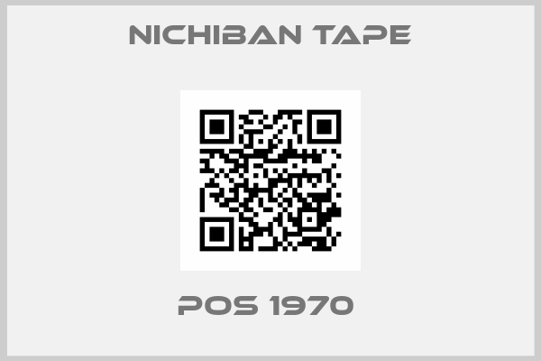 NICHIBAN TAPE-POS 1970 