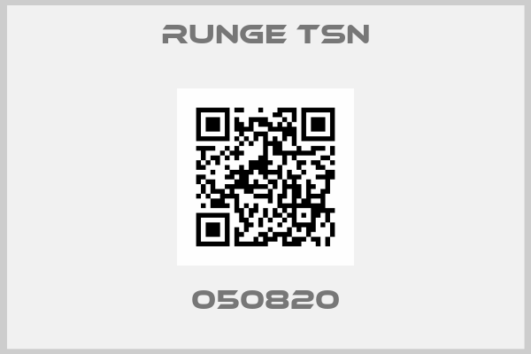 Runge TSN-050820