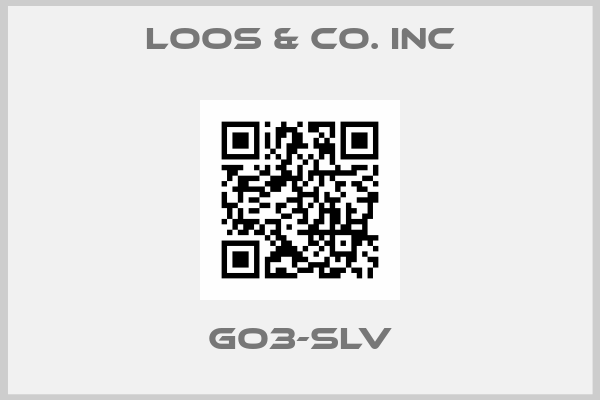 Loos & Co. Inc-GO3-SLV