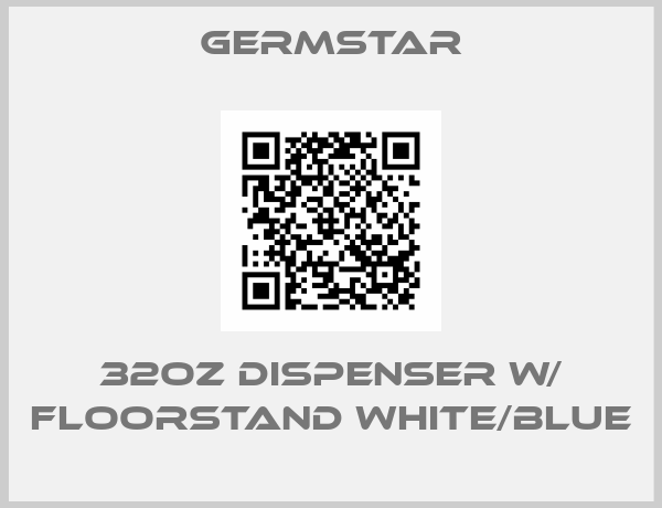 Germstar-32oz Dispenser w/ Floorstand White/Blue