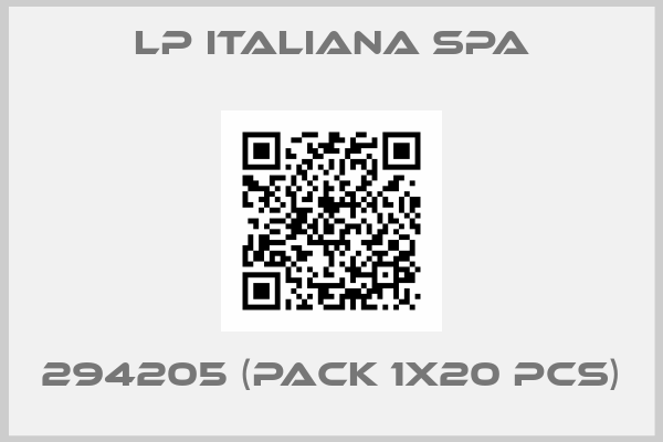 Lp Italiana Spa-294205 (pack 1x20 pcs)