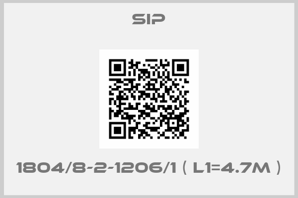 SIP-1804/8-2-1206/1 ( L1=4.7m )