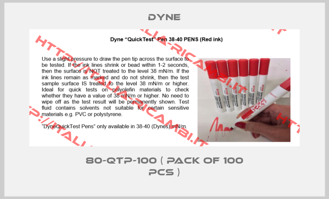 Dyne-80-QTP-100 ( Pack of 100 pcs )