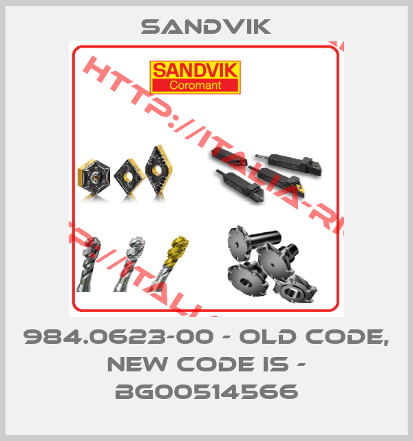 Sandvik-984.0623-00 - old code, new code is - BG00514566