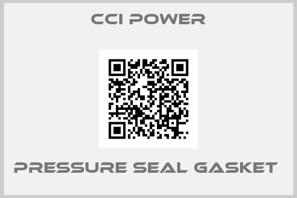 Cci Power-PRESSURE SEAL GASKET 