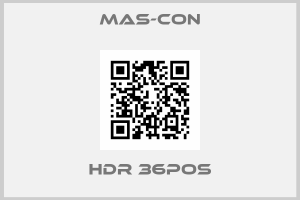 Mas-Con-HDR 36POS