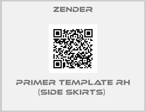 Zender-PRIMER TEMPLATE RH (SIDE SKIRTS) 
