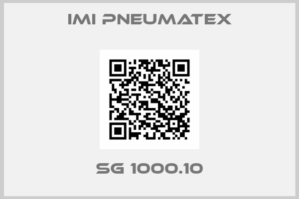 IMI PNEUMATEX-SG 1000.10