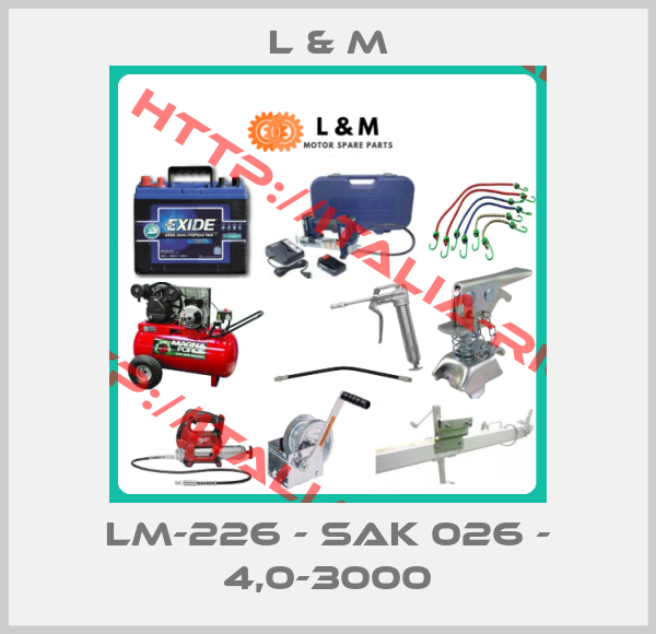 L & M-LM-226 - SAK 026 - 4,0-3000