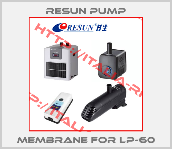 Resun Pump-Membrane For LP-60