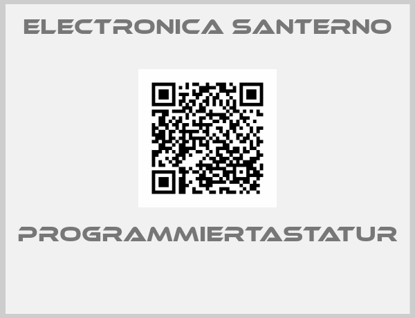 Electronica Santerno-PROGRAMMIERTASTATUR 