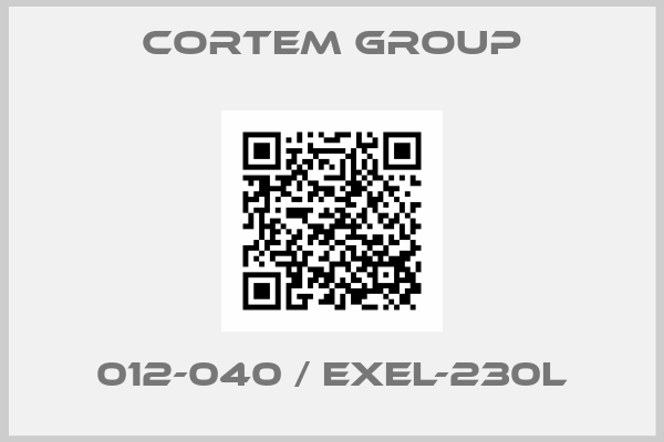 CORTEM GROUP-012-040 / EXEL-230L