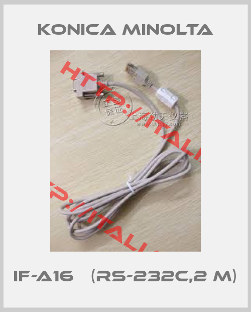 Konica Minolta-IF-A16   (RS-232C,2 m)