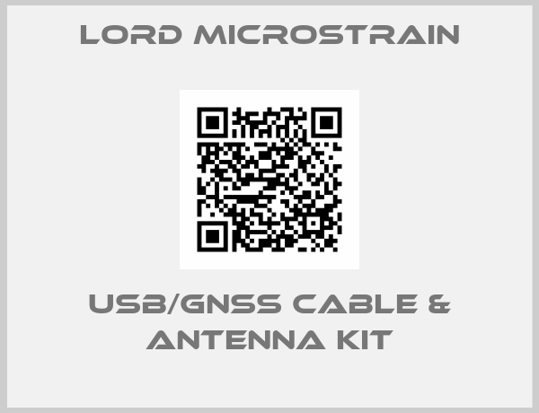LORD MicroStrain-USB/GNSS CABLE & ANTENNA KIT