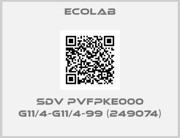 Ecolab-SDV PVFPKE000 G11/4-G11/4-99 (249074)