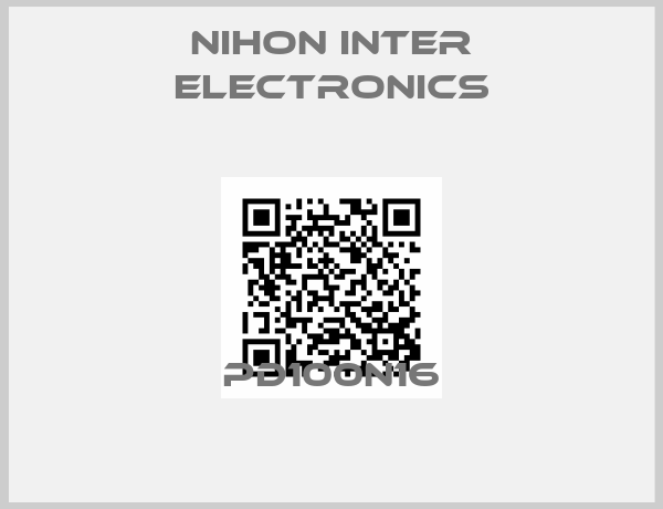 NIHON INTER ELECTRONICS-PD100N16