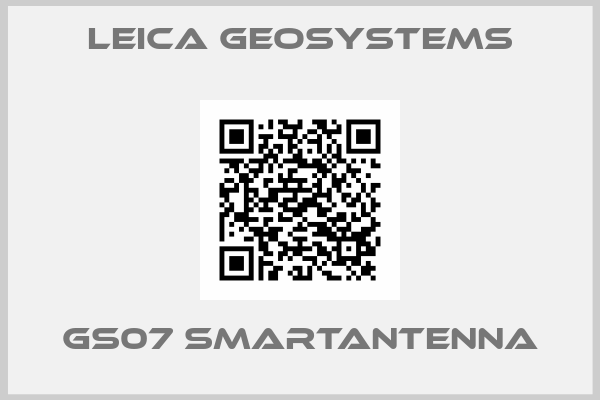 Leica Geosystems-GS07 SmartAntenna