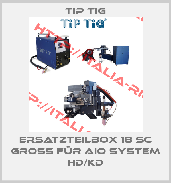 TIP TIG-Ersatzteilbox 18 SC groß für AiO System HD/KD
