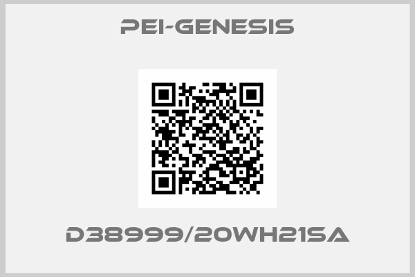 PEI-Genesis-D38999/20WH21SA