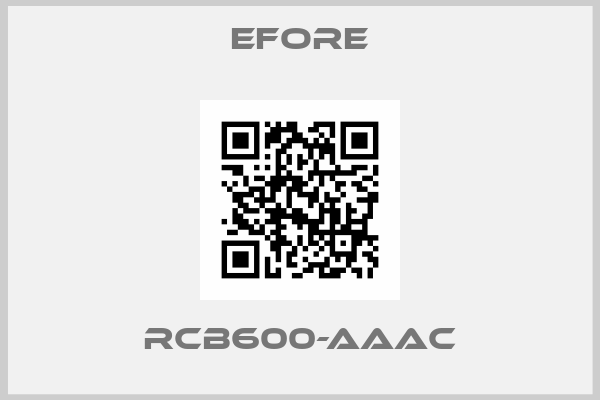 Efore-RCB600-AAAC