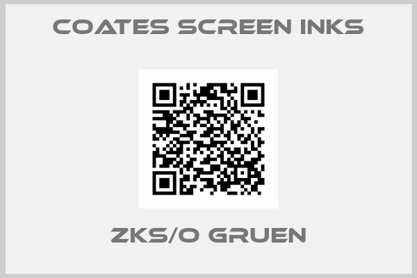 Coates Screen Inks-ZKS/O GRUEN
