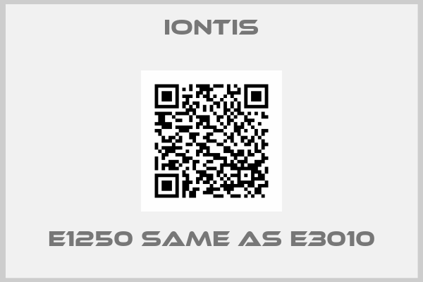 IONTIS-E1250 same as E3010