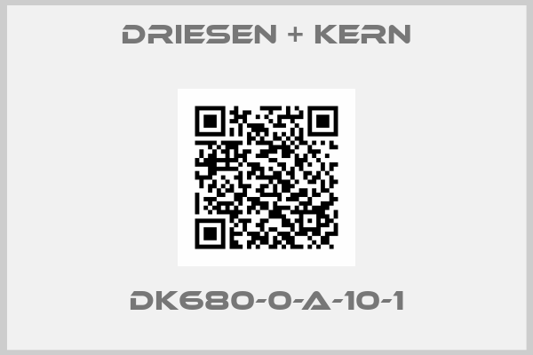 Driesen + Kern-DK680-0-A-10-1