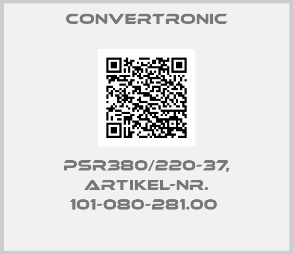 Convertronic-PSR380/220-37, ARTIKEL-NR. 101-080-281.00 