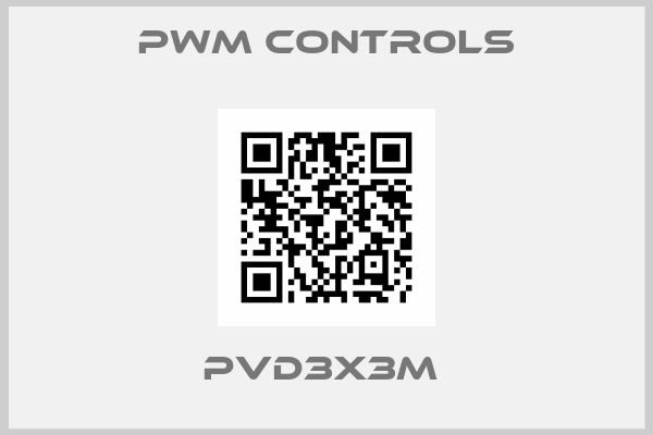 PWM COntrols-PVD3X3M 