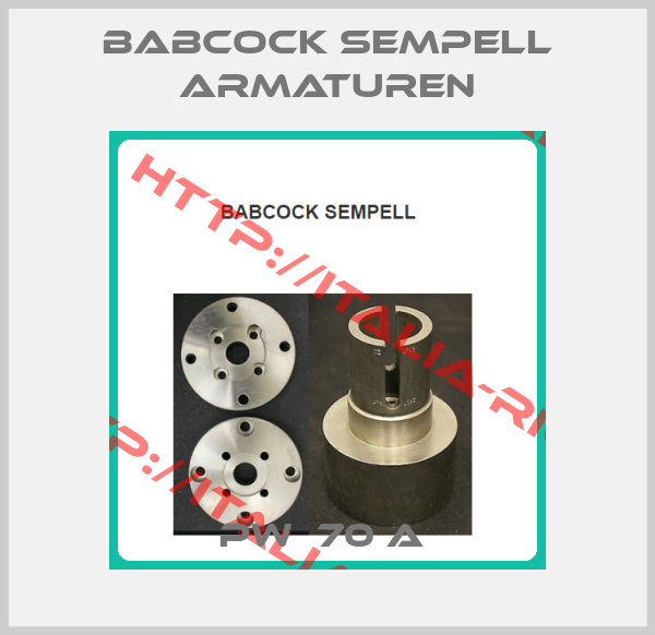 Babcock sempell Armaturen-PW  70 A 