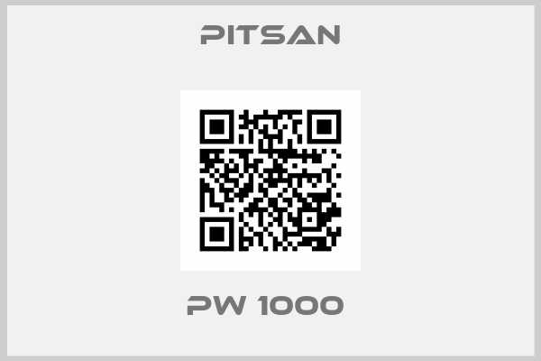 Pitsan-PW 1000 