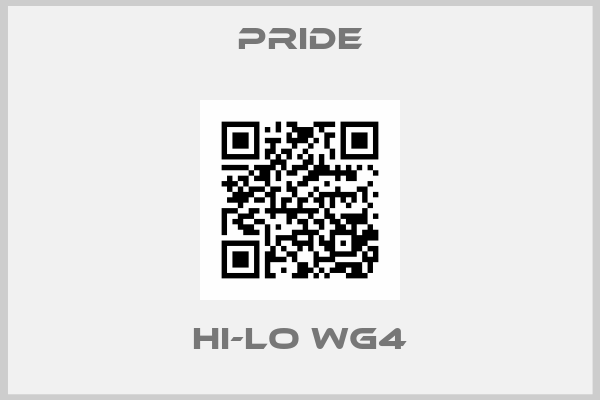 Pride-Hi-Lo WG4