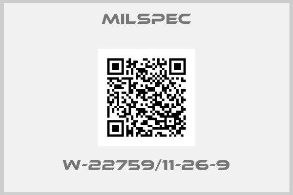 Milspec-W-22759/11-26-9