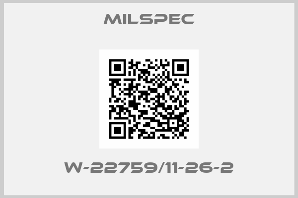 Milspec-W-22759/11-26-2