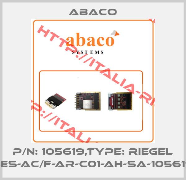 Abaco-P/N: 105619,Type: RIEGEL CES-AC/F-AR-C01-AH-SA-105619