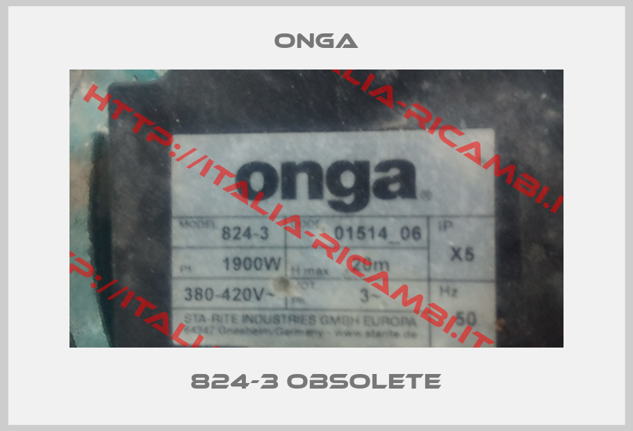 onga-824-3 obsolete