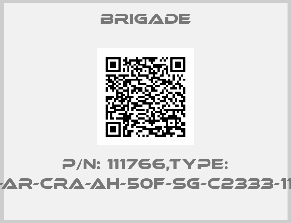Brigade-P/N: 111766,Type: CET1-AR-CRA-AH-50F-SG-C2333-111766