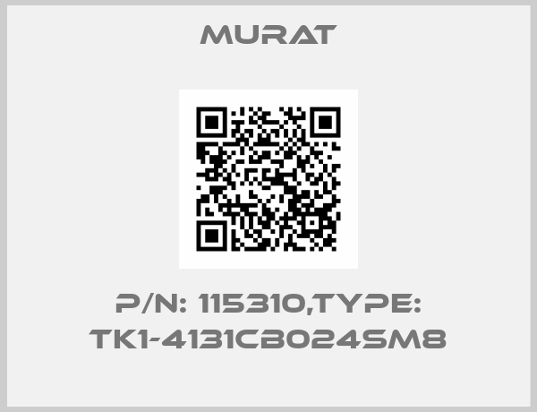 Murat-P/N: 115310,Type: TK1-4131CB024SM8