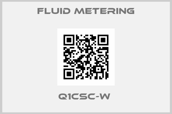 Fluid Metering-Q1CSC-W 