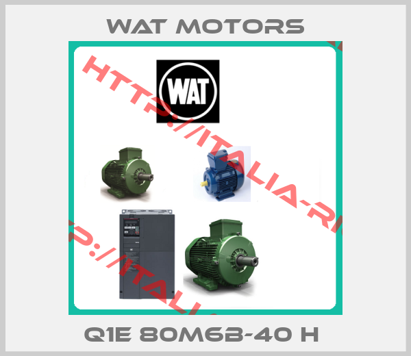 Wat Motors-Q1E 80M6B-40 H 