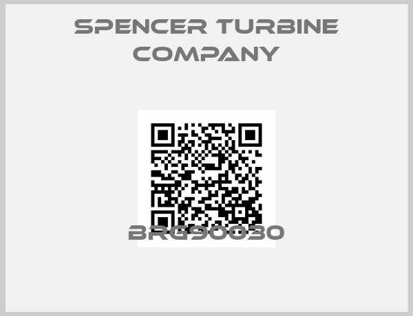 SPENCER TURBINE COMPANY-BRG90030