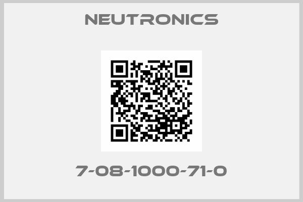 NEUTRONICS-7-08-1000-71-0