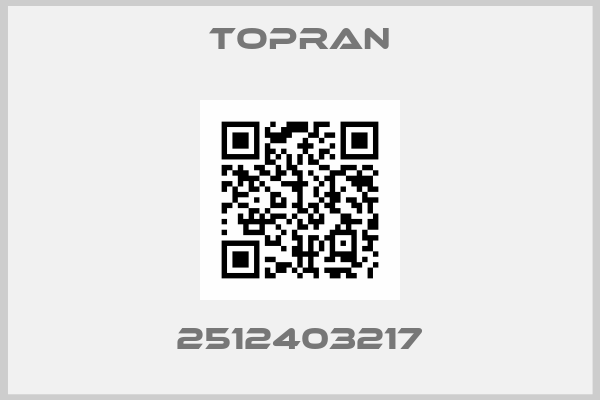 TOPRAN-2512403217