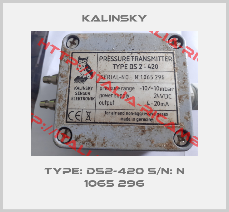 Kalinsky-Type: DS2-420 S/N: N 1065 296