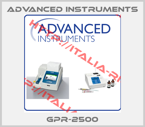 ADVANCED INSTRUMENTS-GPR-2500