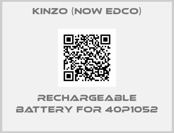 Kinzo (now Edco)-Rechargeable battery for 40P1052