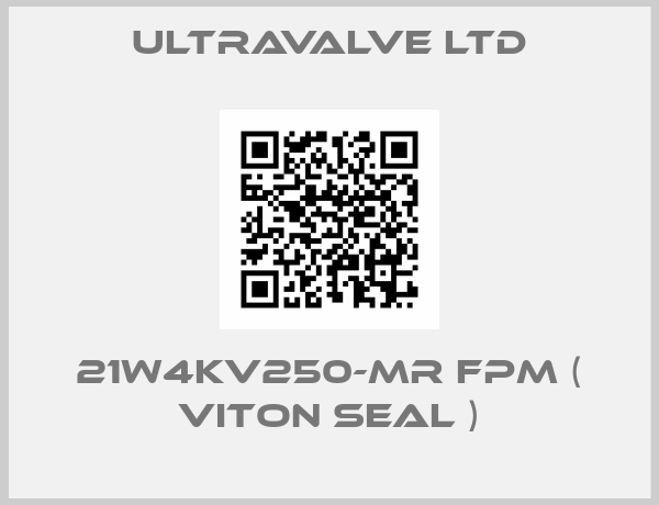 Ultravalve Ltd-21W4KV250-MR FPM ( Viton Seal )