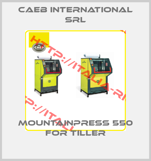 CAEB INTERNATIONAL SRL-MOUNTAINPRESS 550 for tiller
